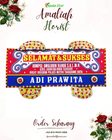 Papan Bunga Ucapan Selamat Sulabesi Tengah